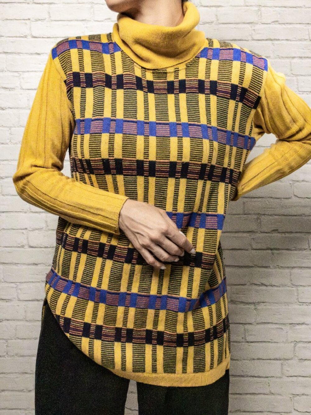 Vintage Mayser Wool Turtleneck Sweater